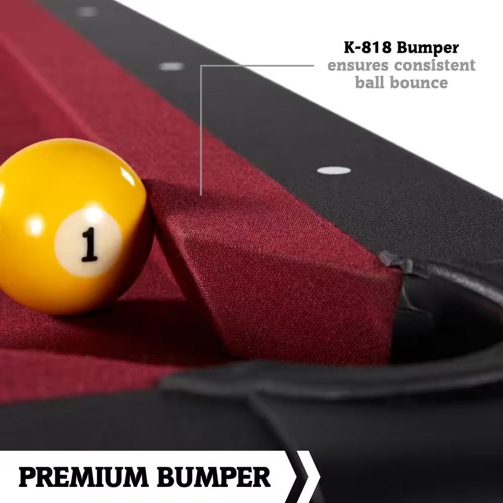 Edgewood 84 In. Pool Table with Accessories