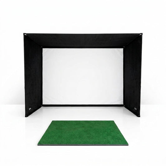 Simbox Golf Simulator Enclosure - 7 Sizes Available — Studio Shot