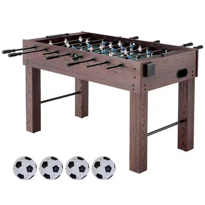Foosball Table, 55 In. Standard Size Foosball Table, Indoor Full Size Foosball Table for Home, Family, and Game Room