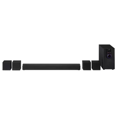 5.1-Channel Bluetooth Home Theater System with 26" Speaker and 4 Satellite Speakers, Black
